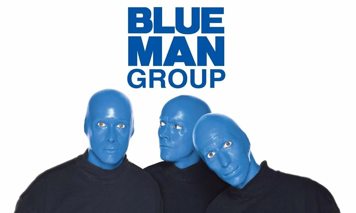 Музыканты с синими головами. Блу мен груп в жизни. Синий человек фото. Blue man group без грима. Three blue man group.