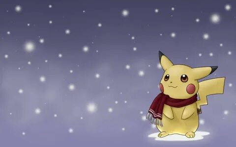 Новогодний пикачу