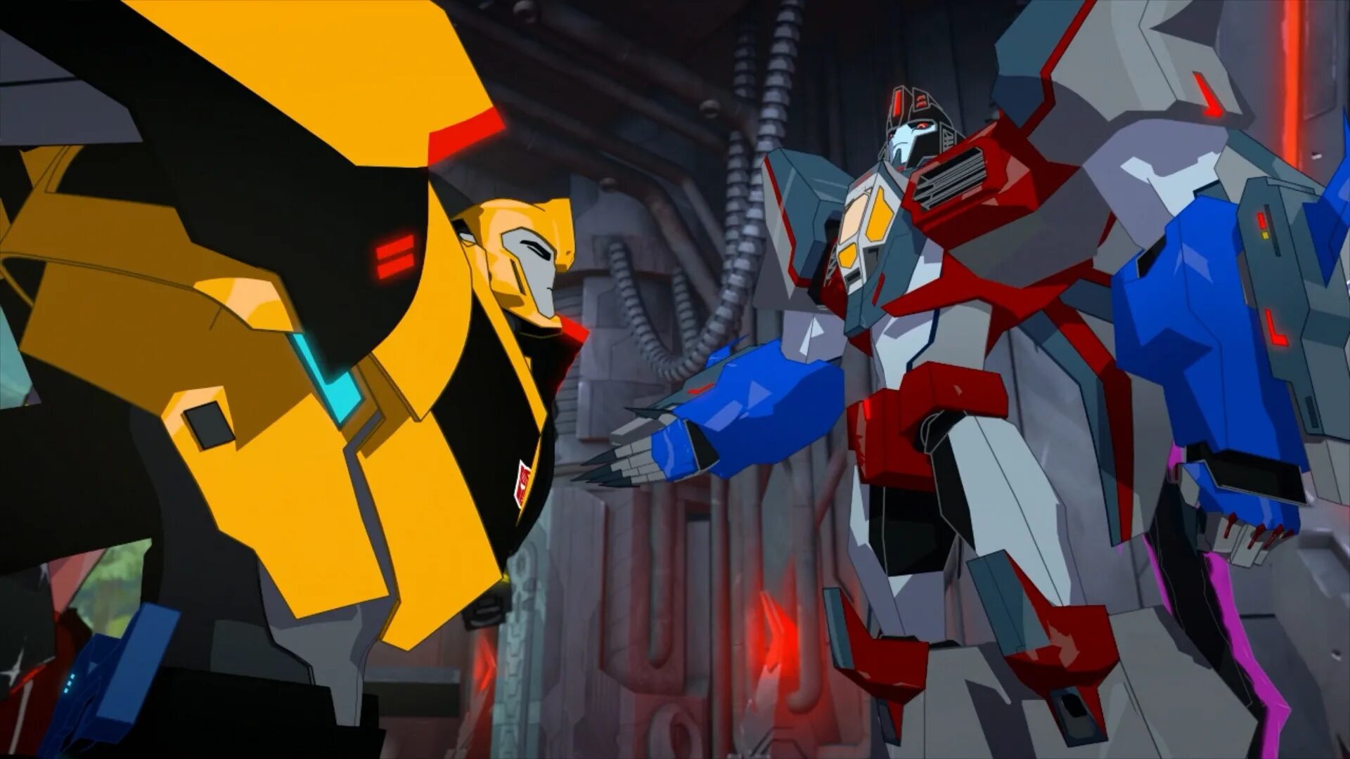 Transformers Robots in Disguise Старскрим. Старскрим Рид 2015. Старскрим и Бамблби. Трансформеры Рид 2015.