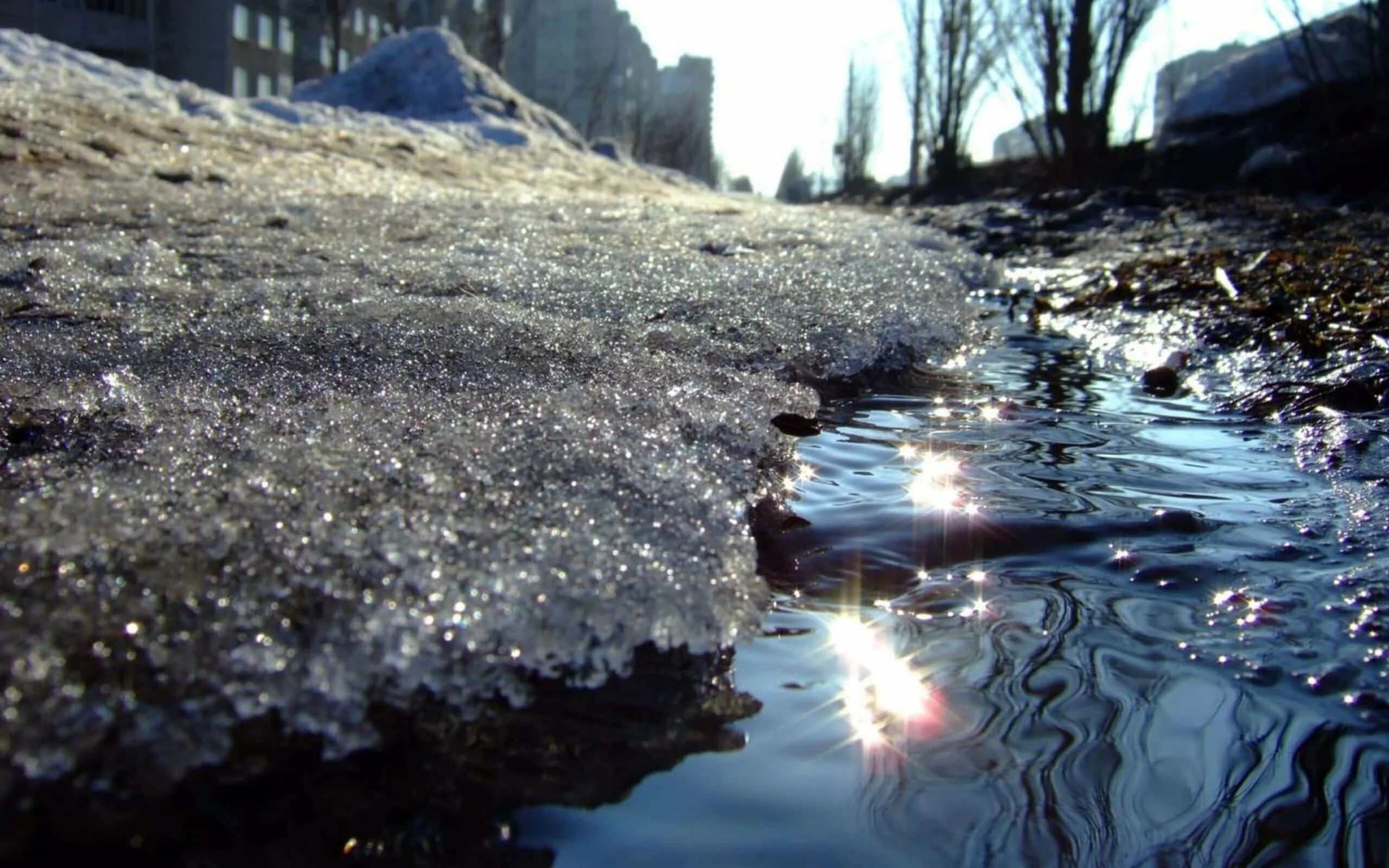 Землю талая вода песня