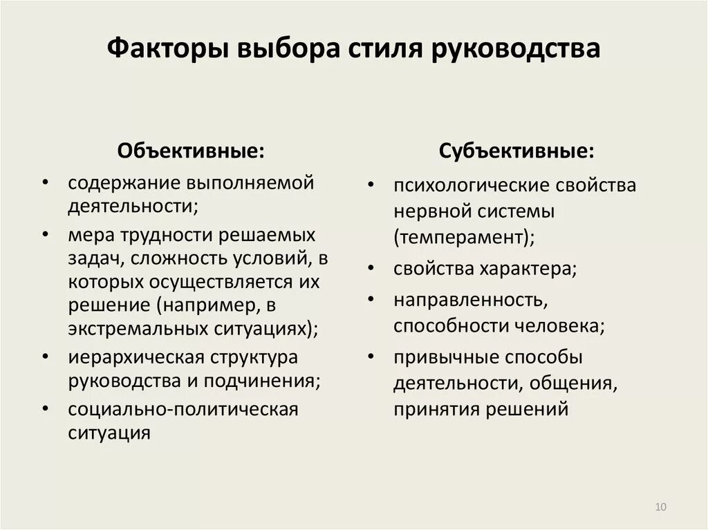 Эффективность стилей управления. Факторы формирования стиля руководства. Факторы влияющие на эффективность стиля руководства. Факторы влияющие на выбор стиля управления. Факторы определяющие выбор стиля руководства.