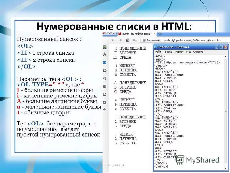 Как называется программа позволяющая просматривать веб страницы. Как создать список в html. Нумерованный список html. Пронумерованный список в html. Ненумерованный список в html.