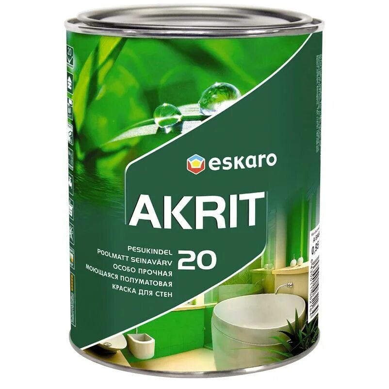 Краска eskaro. Akrit 20 краска. полуматовая краска для стен. краска эскаро. краска &quot;eskaro moda fasad silicon база tr&quot; 9л.
