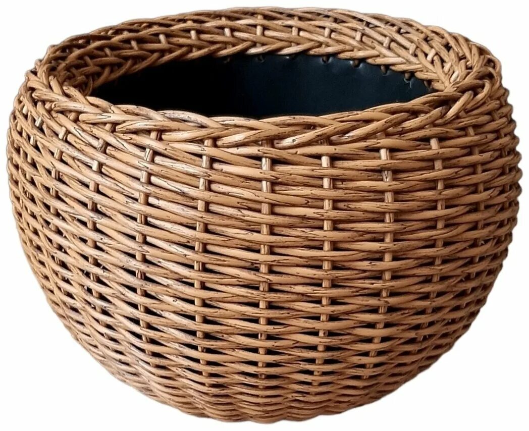 Кашпо ротанг3640120. Плетение ротангом 12 литров. Кашпо плетеное. Плетеные кашпо из искусственного ротанга. Кашпо из ротанга 60 литров.