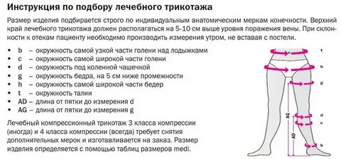 Чулки для операции какой компрессии