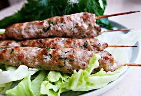 Люля кебаб из куриного фарша в духовке