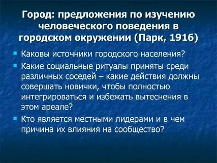 4 предложения о городе