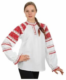 Русский народный костюм женский рубаха