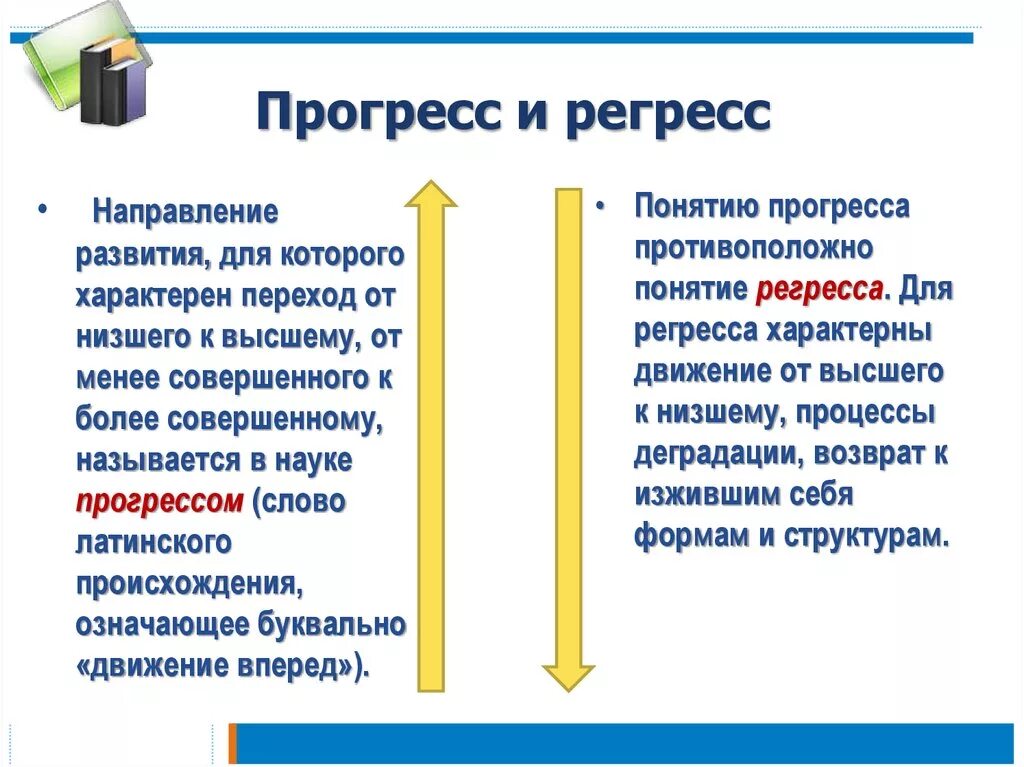 Направления развития прогресс. Прогресс и регресс. Процесс и регресс. Критерии прогресса и регресса. Прогресс это в обществознании.