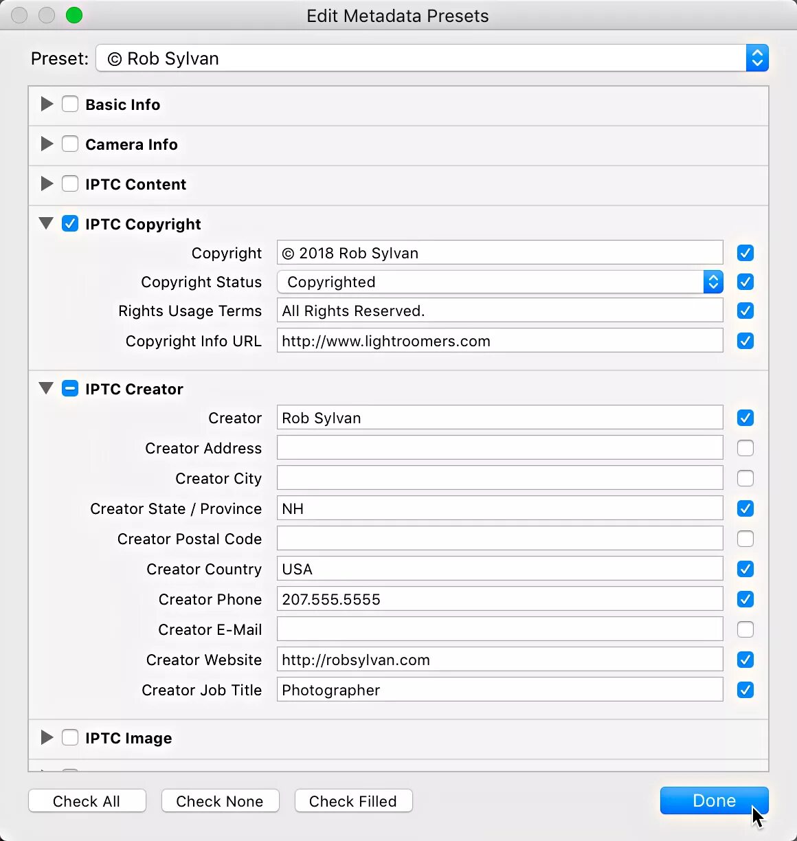 Edit metadata