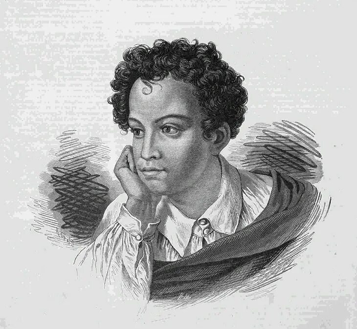 Портрет молодого пушкина