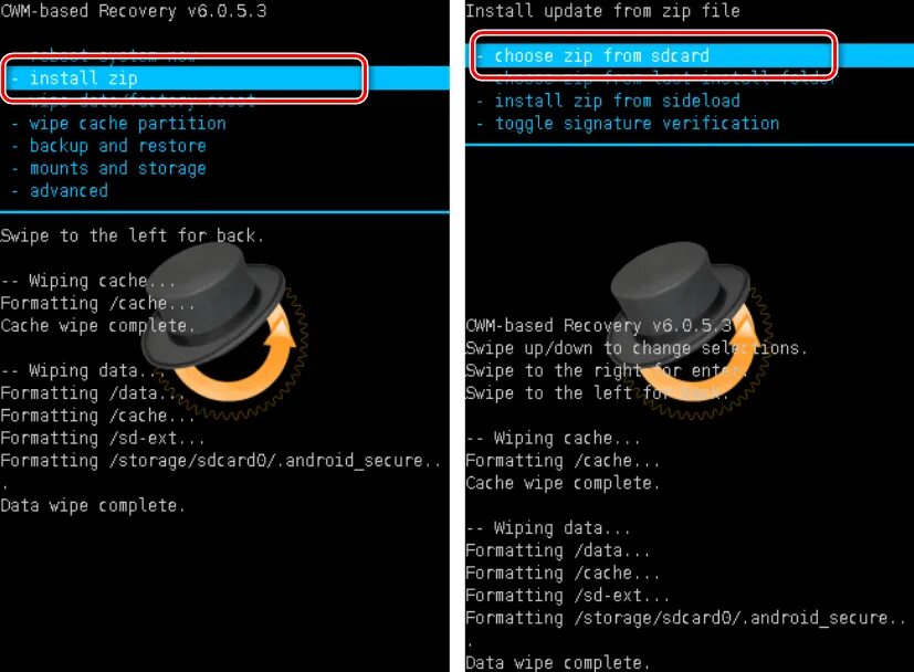 CWM Recovery. CWM рекавери. CLOCKWORKMOD Recovery (CWM)\. Как через CWM прошить рекавери на андроид.