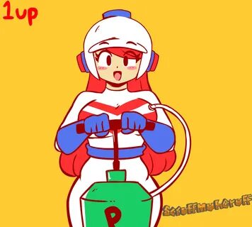 dig dug girl by ScruffMuhGruff Body Inflation.