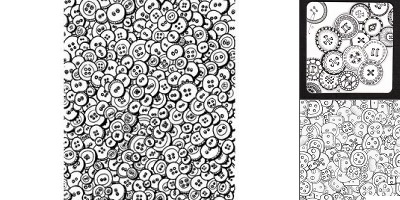 раскраски антистресс пуговицы