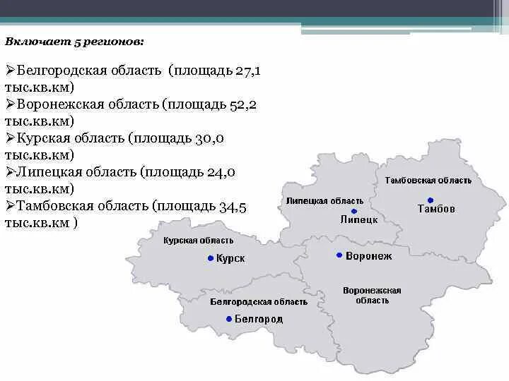 Центр черноземья. Площадь Центрально Черноземного экономического района. Площадь Центрально Черноземного района России. Центрально-Чернозёмный экономический район на карте. Центры регионов Центрально Черноземного района.