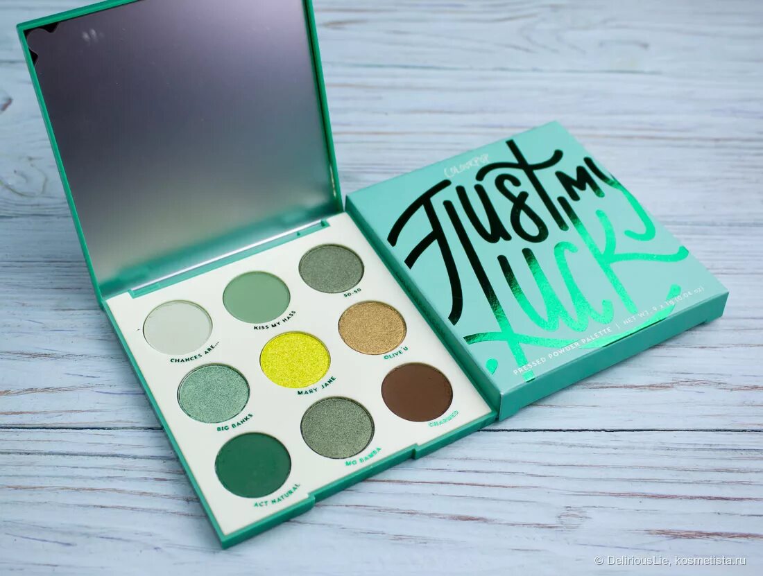 Press luck. Colourpop палетка теней. тени colourpop just my luck. colourpop зеленая палетка. джаст зеленая палетка.