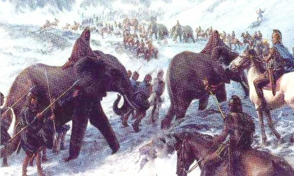 Переход ганнибала через альпы картина. Поход ганнибала через альпы. поход македонского в сибирь. переход ганнибала через альпы тернер.