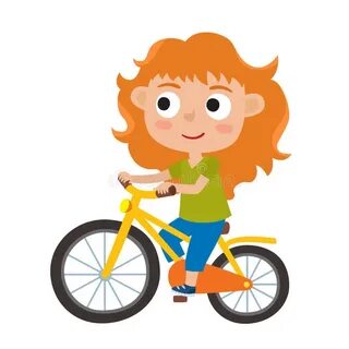 He s riding a bike