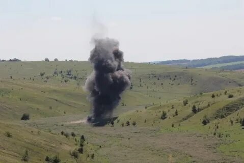 Сход боеприпасами в воронежской