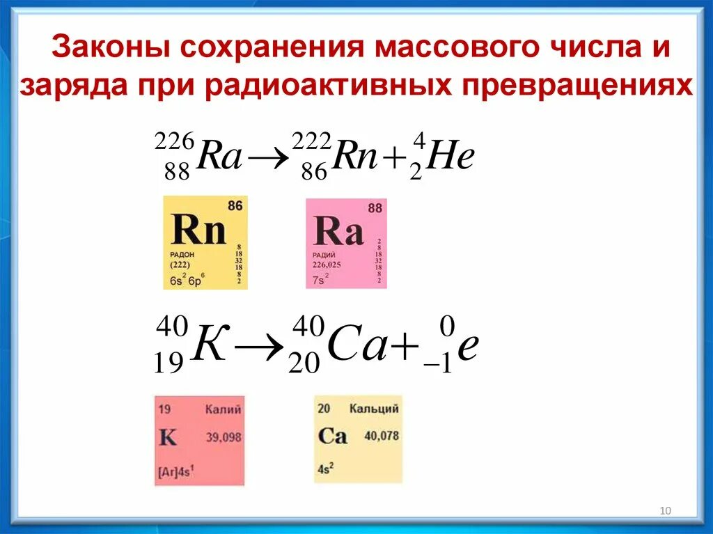 На примере реакции а распада радия объясните. Закон сохранения массового и зарядового числа при ядерных реакциях. Закон сохранения массового числа и электрического заряда. По закону сохранения массового числа. Сохранение зарядового и массового чисел при ядерных реакциях.