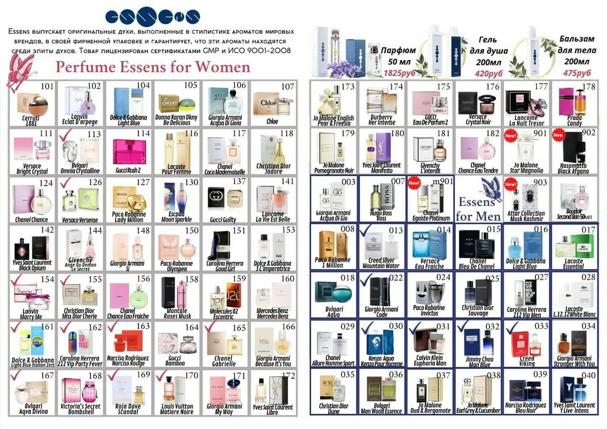 W 182 духи Эссенс. Эссенс 135 аромат. Духи Эссенс 174 аромат. Эссенс ассортимент духов 2023.