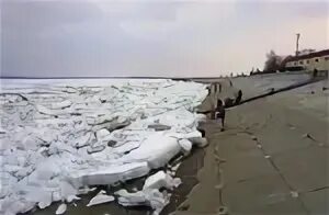 Ледоход на оби сургут
