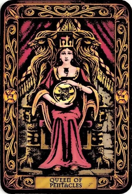 Tarot - Pentacles selection, Gracjana Zielinska Tarot, Tarot cards art, Pentacle