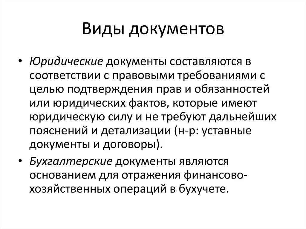 Коммерческие документы. Коммерческие документы