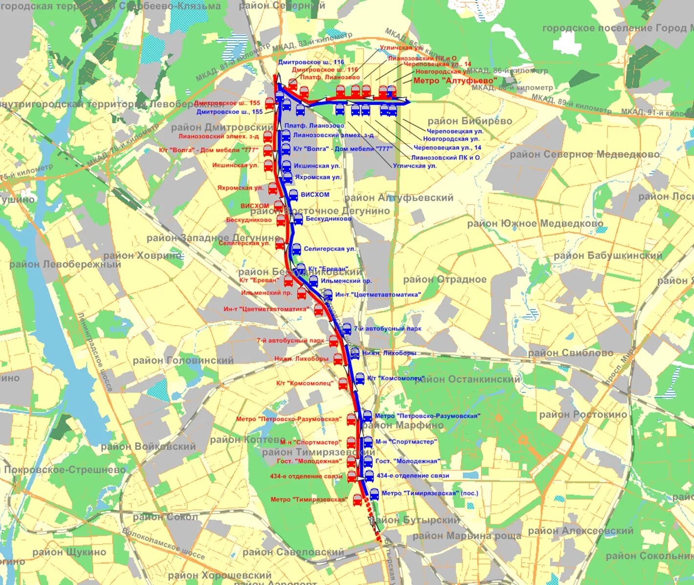 Автобусные маршруты Москвы. Метро Яхромская на карте. Район Дмитровская метро Москва. Лианозово район Москвы метро.