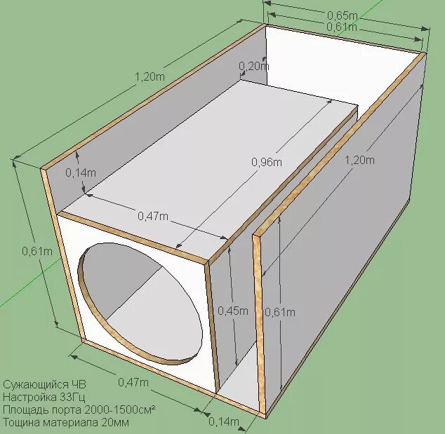 Короб под 2 мачете 12 д2. Ural as-w165mb короб. Закрытый короб для урал булава 12. 33 гц. Короб под 12 сабвуфер 32 герца.