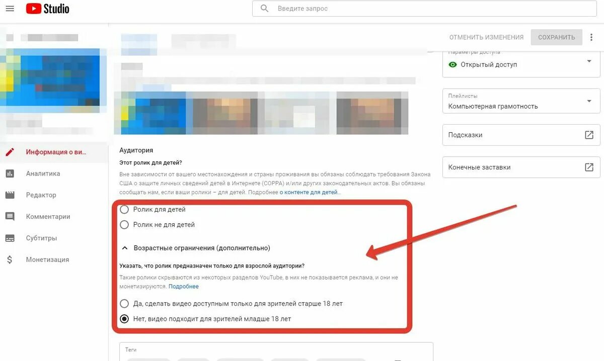 Как поставить ограничение по возрасту. Снять ограничение по возрасту. Как поставить возрастные ограничения на ютубе. Возрастные ограничения ютуб. Как можно ставить видео
