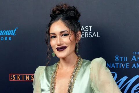 Q’orianka Kilcher at the Los Angeles Skins Fest Native American Media Award...