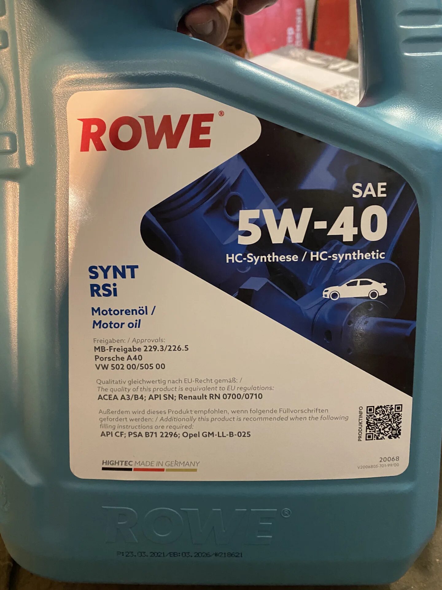 Масло Rowe 5w40. Rowe 5w40 Asia. Масло Rowe 5w40 RSI. Масло Rowe 5w40 синтетика.