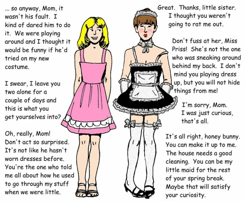 Истории Sissy Девочек