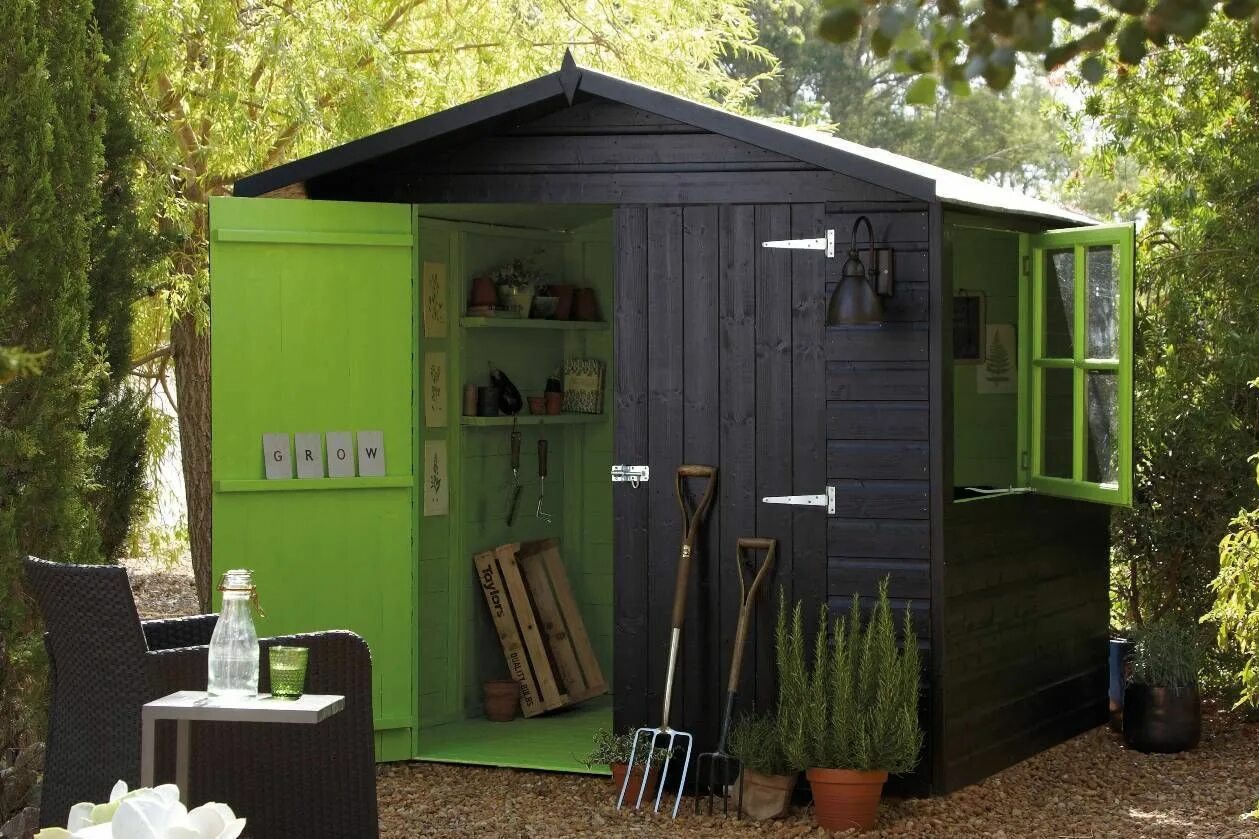 Shed Nearly Complete Cheap garden sheds, Small garden shed, Backyard landscaping