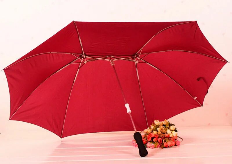 Какой зонт выбрать. Необычные зонты. Зонт для двоих. Двойной зонт. Семья зонт.