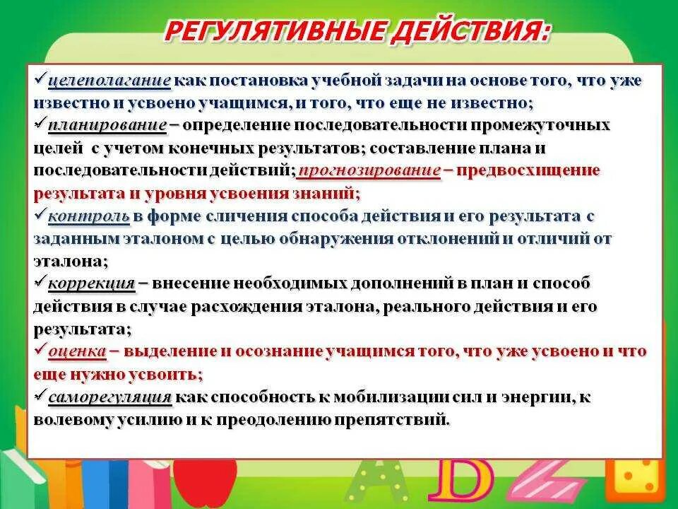 Этапы обучения начальному чтению. Целеполагание на уроках в начальной школе. Задачи целеполагания на уроке в начальной школе. Регулятивные действия на уроке. Формированию регулятивных действий.