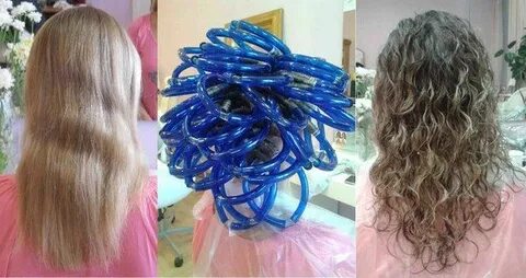 Завивка волос на крупные бигуди