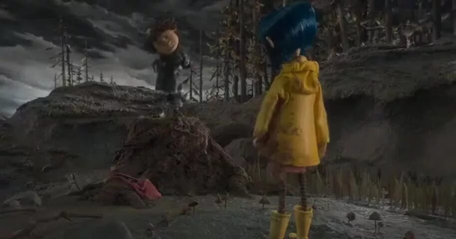 Коралина на английском с субтитрами. Coraline 2009. Коралина 2 часть.