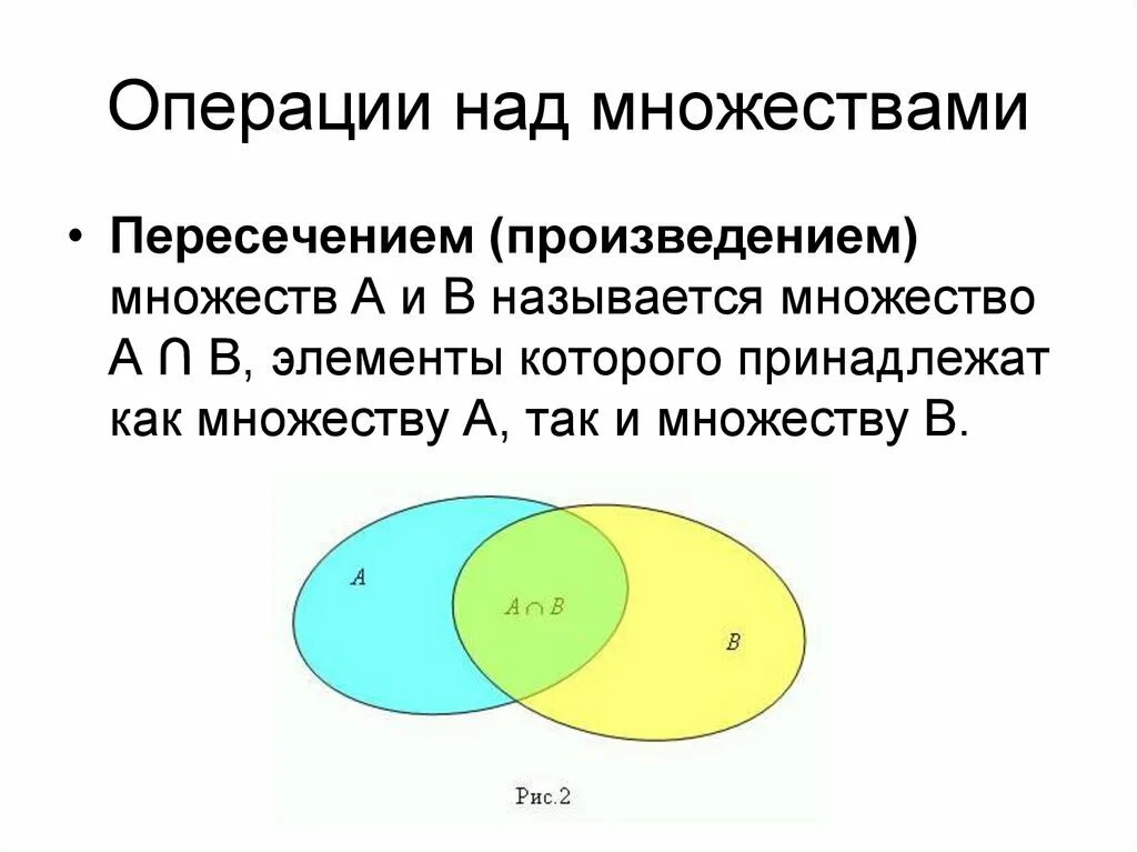 Тест теории множеств