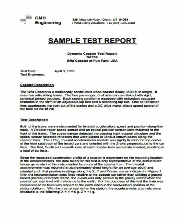 Engineering report. Тест репорт. test report образец. тест репорт пример. debriefing report примеры репортов.