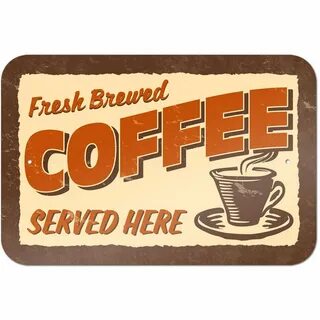 Fresh Brewed Coffee Sign - Walmart.com - Walmart.com 