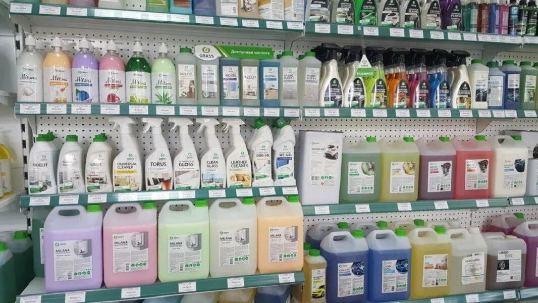 Набор бытовой химии grass. Бытовая продукция грасс. Grass химия для уборки. Набор бытовой химии. Бытовая продукция грасс.