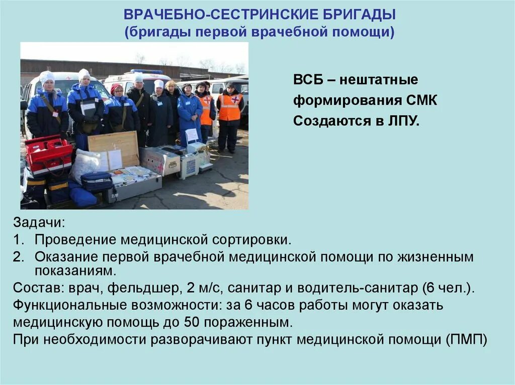 Бригад входящих в группу. Состав бригады доврачебной помощи. Состав врачебно-сестринской бригады. Состав врачебной бригады. Задачи бригад доврачебной помощи.