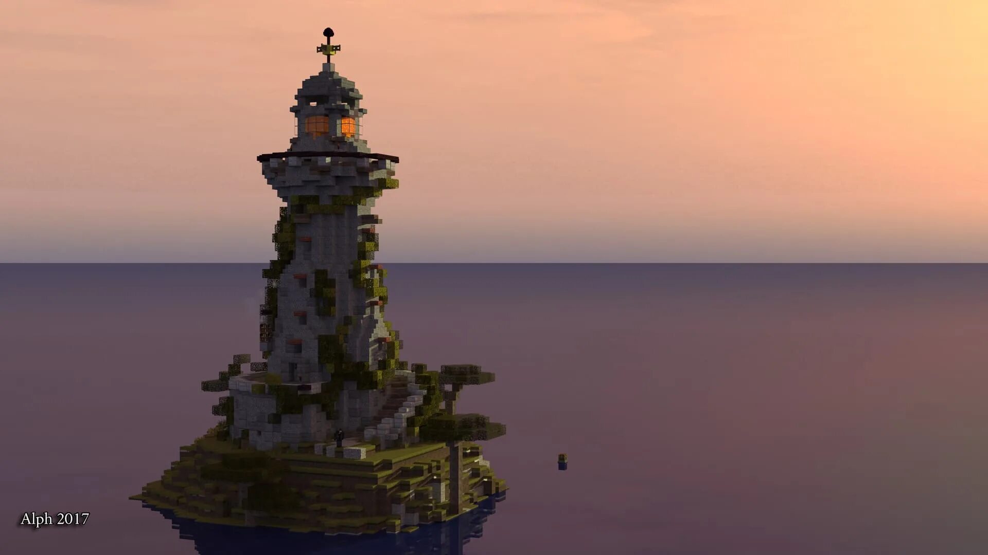 Красивое оформление маяка майнкрафт Minecraft: How to build a Lighthouse + Interior YouTube