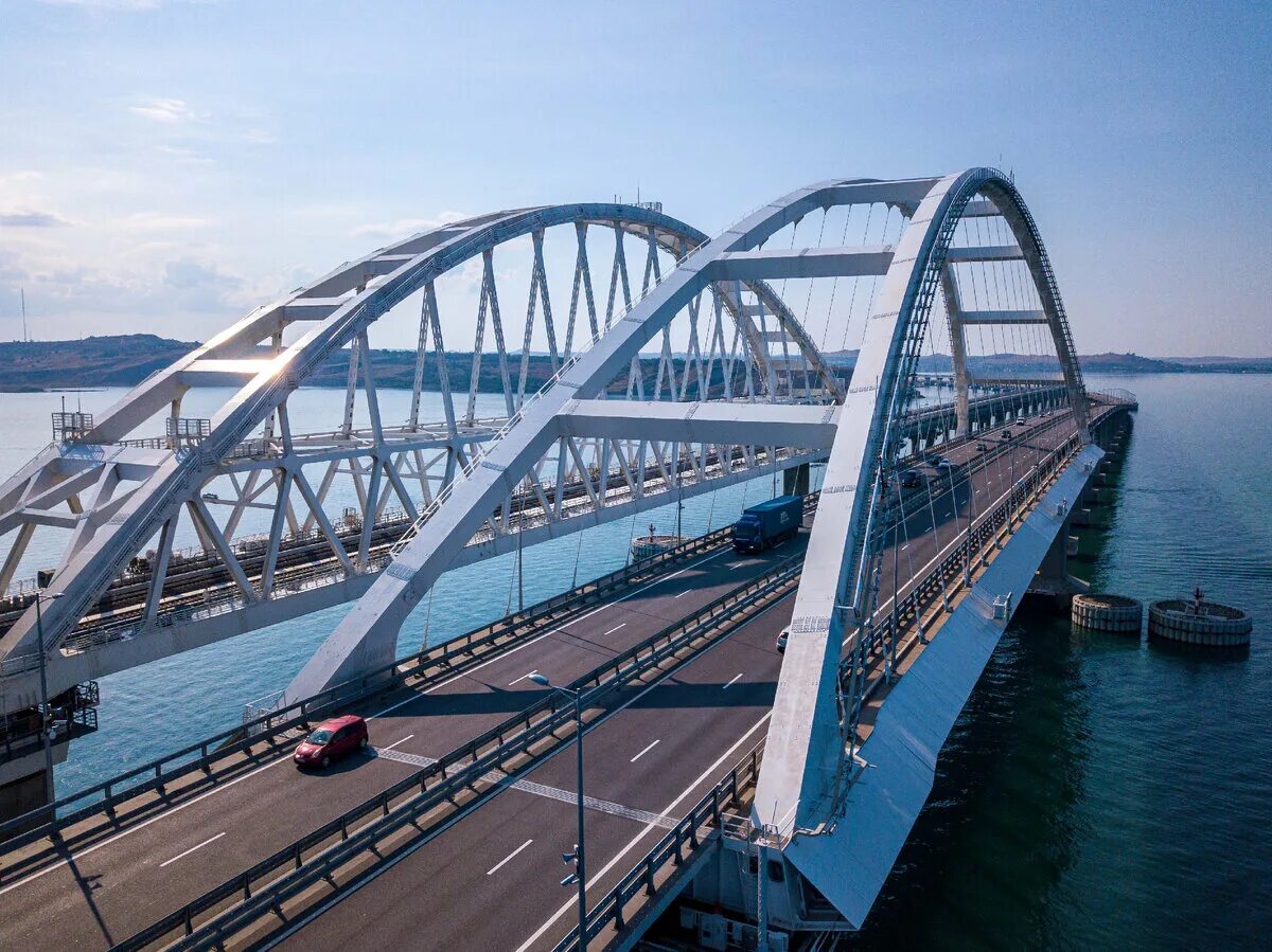 Крымский мост автомобильная