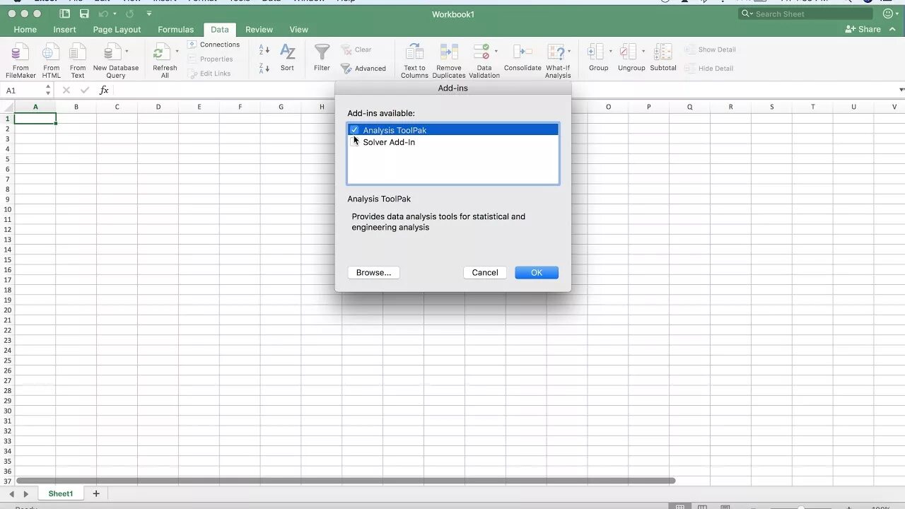 Excel для mac os. Analysis в эксель. excel 2016 данные. analysis toolpak excel. analysis toolpak vba excel.