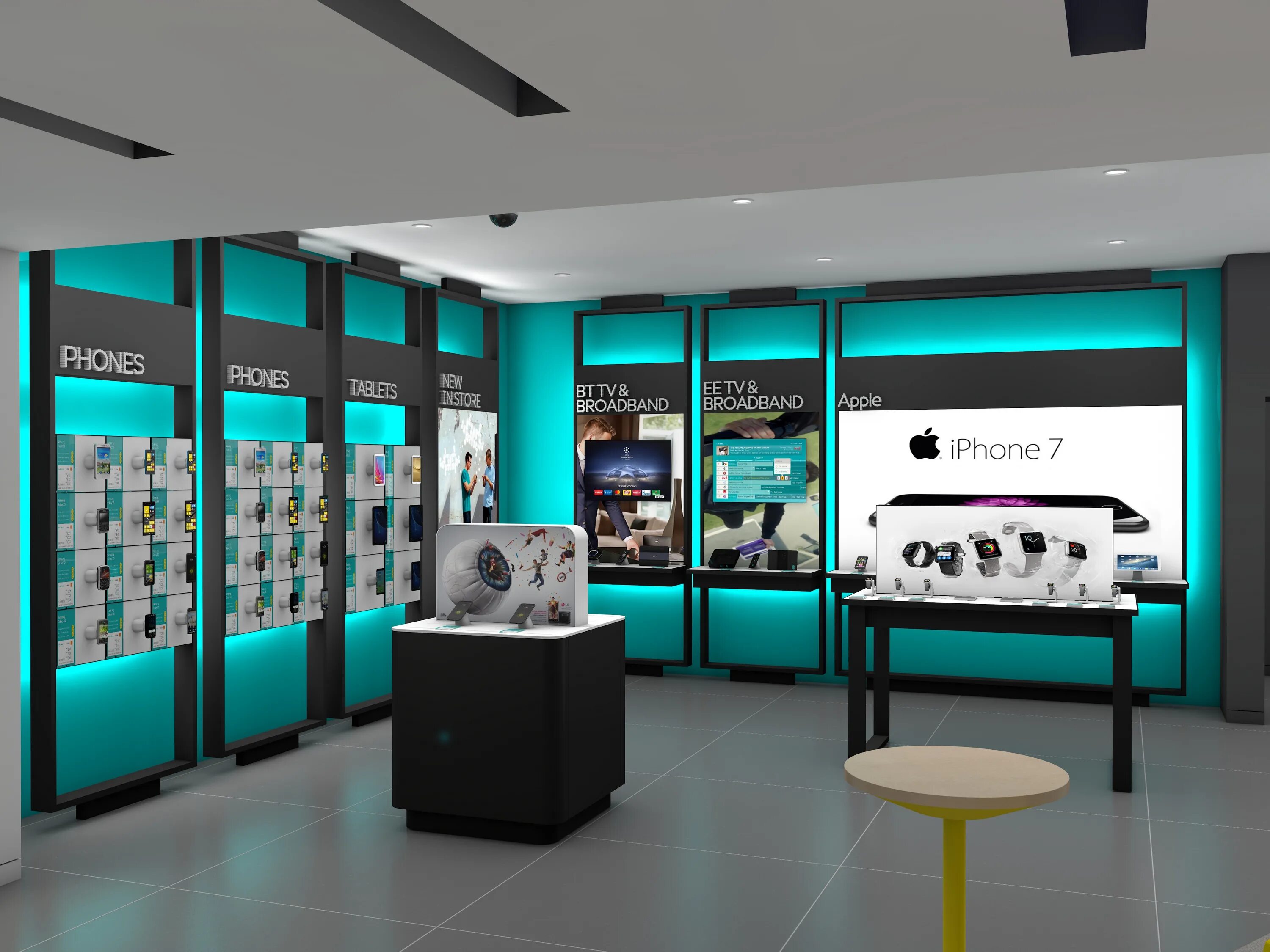 Mobile shop. Ee Store магазин. Showcase Store. Smart Retail Showcase.