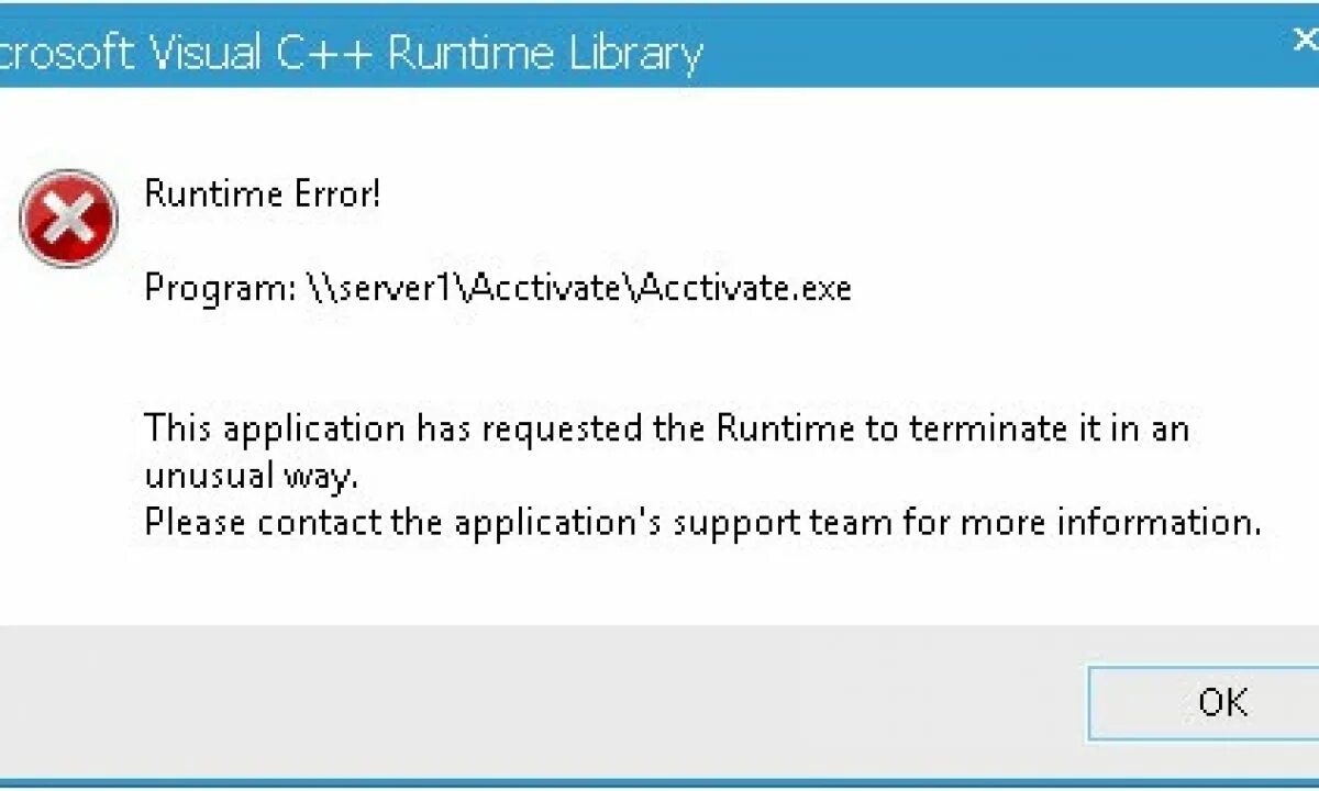 This application has requested the runtime. Runtime Error. Microsoft Visual c runtime. Microsoft Visual c++ runtime Library. Microsoft Visual c runtime Library runtime Error к.