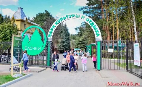 Парк елочки работает